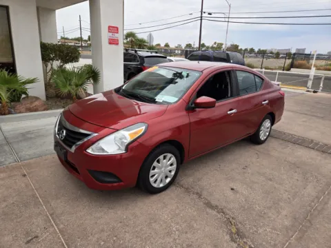 Red 2017 Nissan Versa Sedan S for sale in Las Vegas, NV
