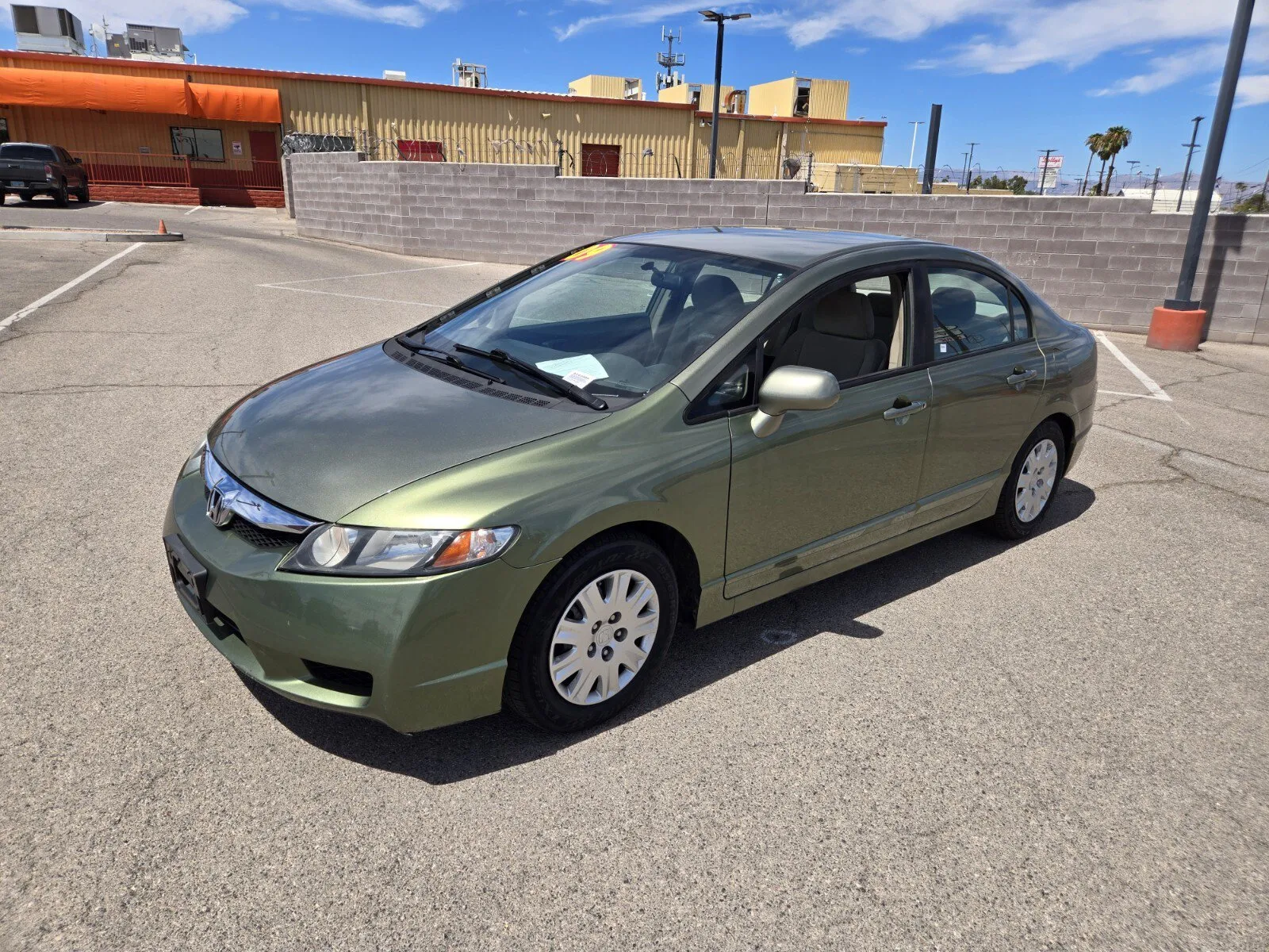 Green 2009 Honda Civic Sdn GX for sale in Las Vegas, NV