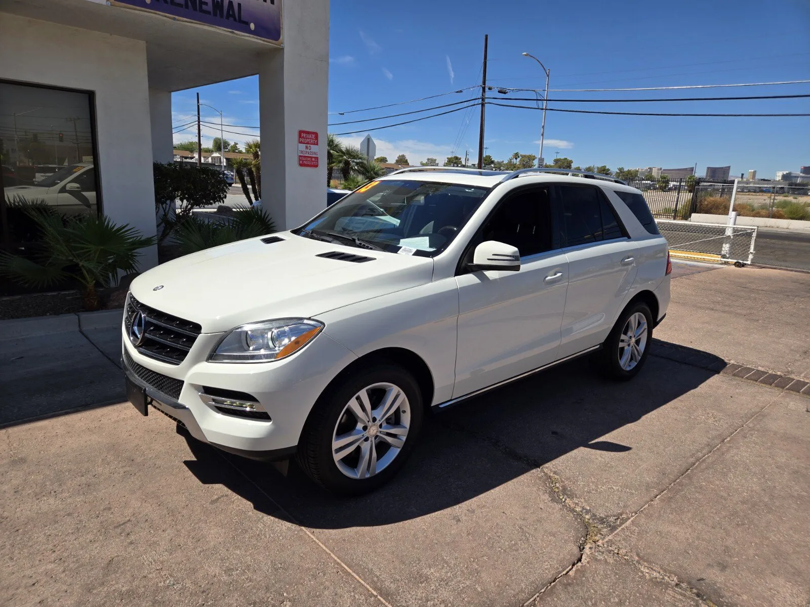 White 2013 Mercedes-Benz M-Class ML 350 for sale in Las Vegas, NV