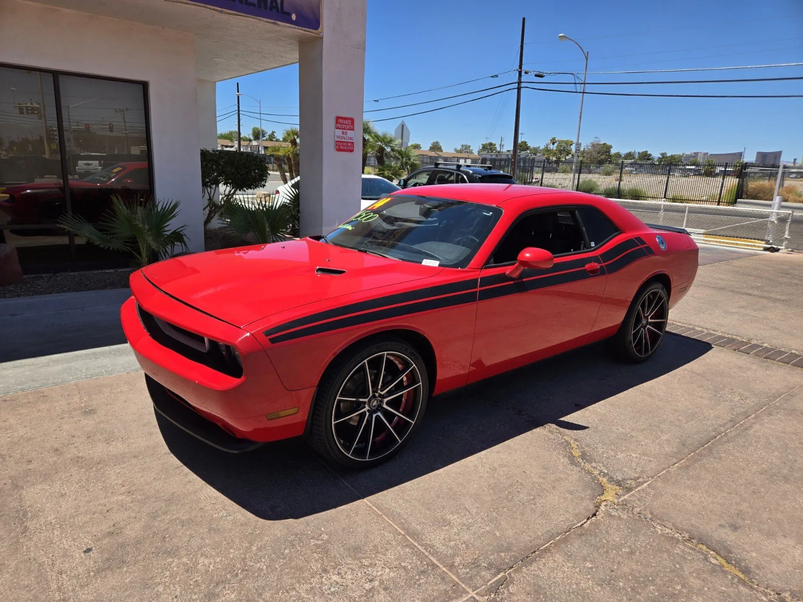 Red 2014 Dodge Challenger SXT for sale in Las Vegas, NV