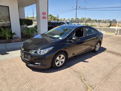 Black 2017 Chevrolet Cruze LS for sale in Las Vegas, NV