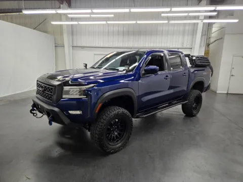 Blue 2022 Nissan Frontier PRO-4X for sale in Las Vegas, NV