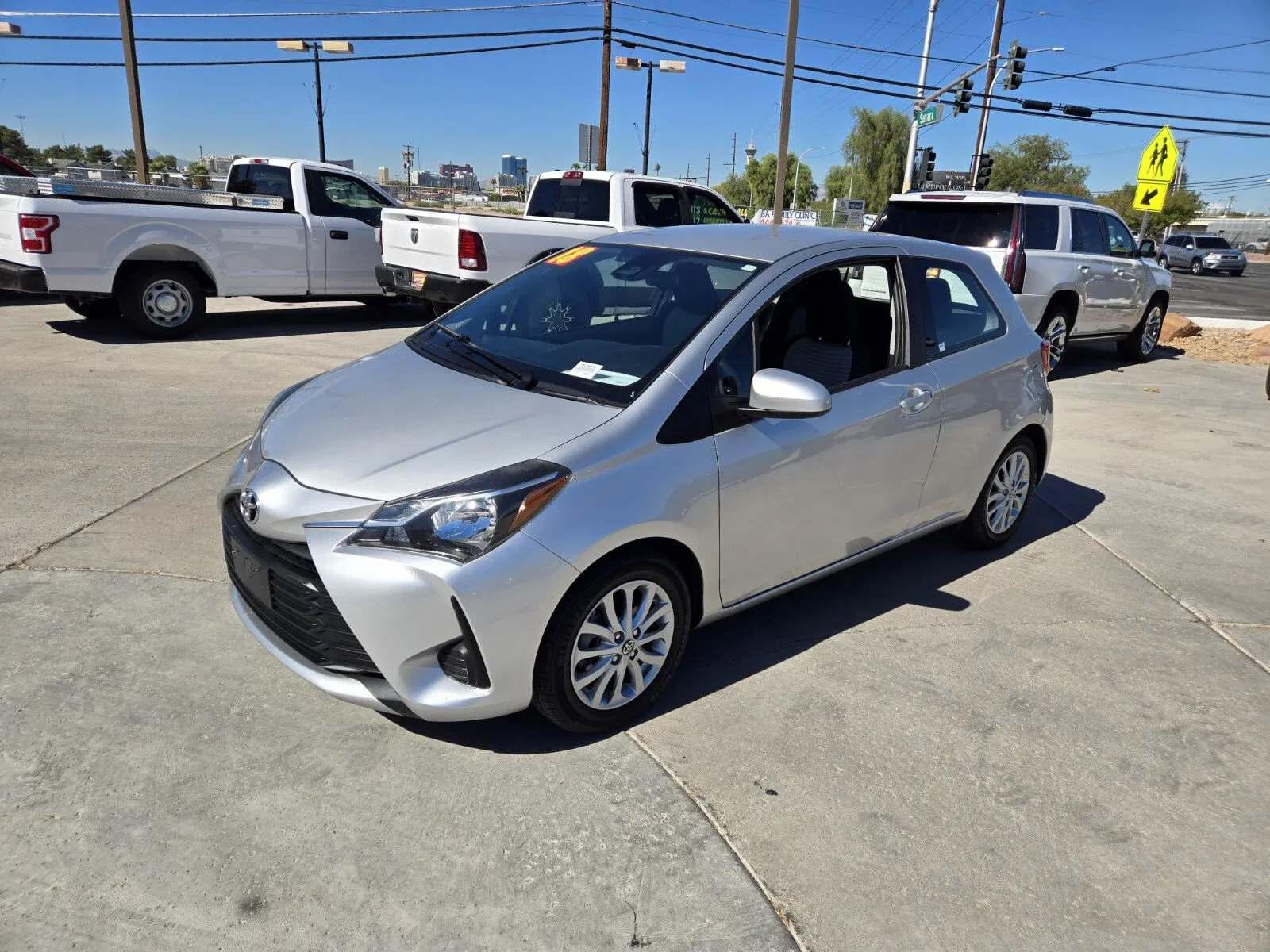 Silver 2018 Toyota Yaris LE for sale in Las Vegas, NV