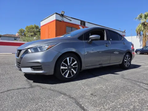Gray 2020 Nissan Versa SV for sale in Las Vegas, NV