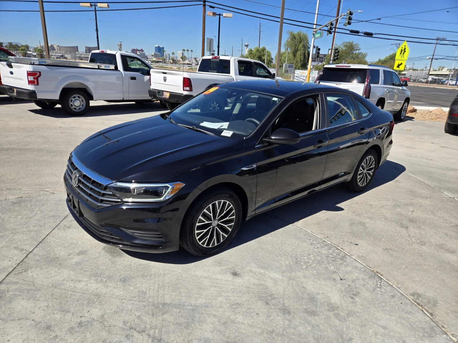 Black 2019 Volkswagen Jetta SEL for sale in Las Vegas, NV