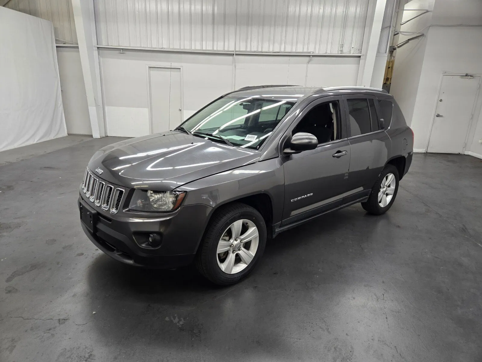 Gray 2015 Jeep Compass Sport for sale in Las Vegas, NV