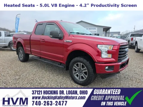 Red 2016 Ford F-150 XLT for sale in Logan, OH