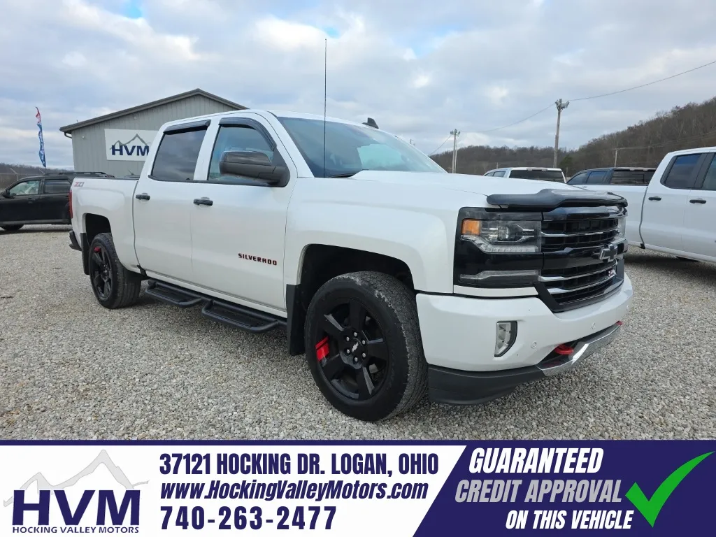 White 2018 Chevrolet Silverado 1500 LTZ for sale in Logan, OH