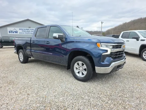 Blue 2022 Chevrolet Silverado 1500 LT for sale in Logan, OH
