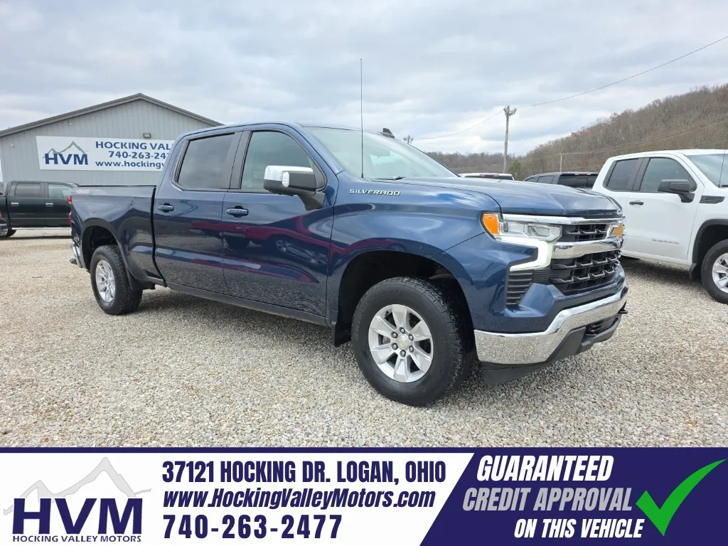 Blue 2022 Chevrolet Silverado 1500 LT for sale in Logan, OH