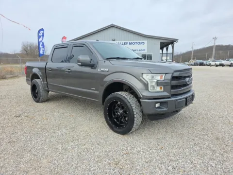 Gray 2016 Ford F-150 Lariat for sale in Logan, OH