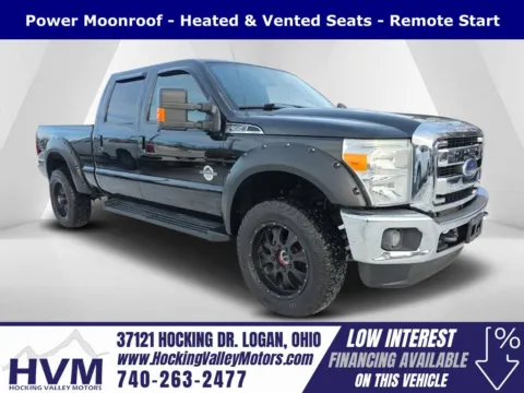 Black 2016 Ford F-350SD Lariat for sale in Logan, OH