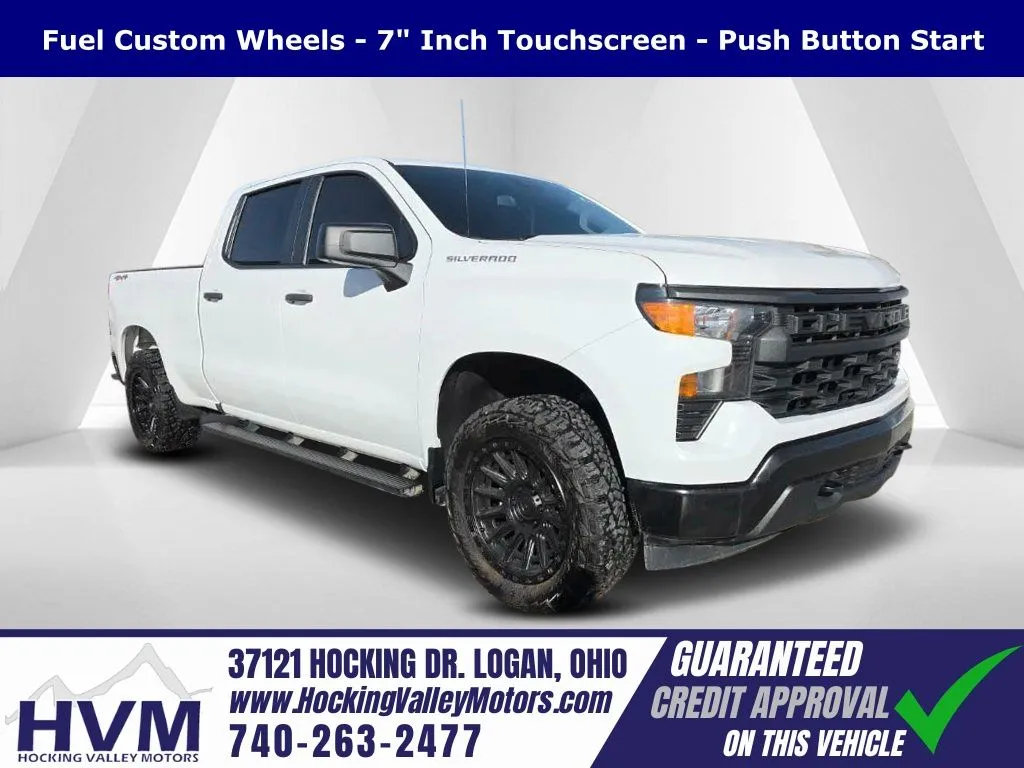 White 2023 Chevrolet Silverado 1500 WT for sale in Logan, OH