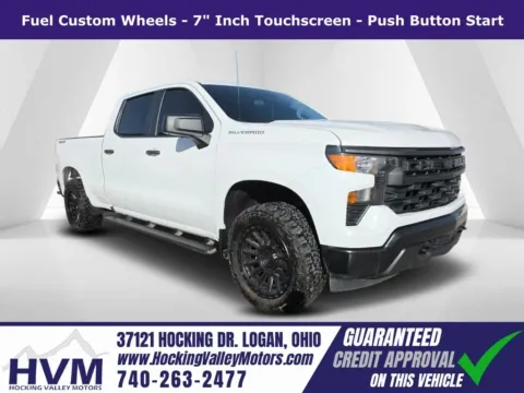 White 2023 Chevrolet Silverado 1500 WT for sale in Logan, OH