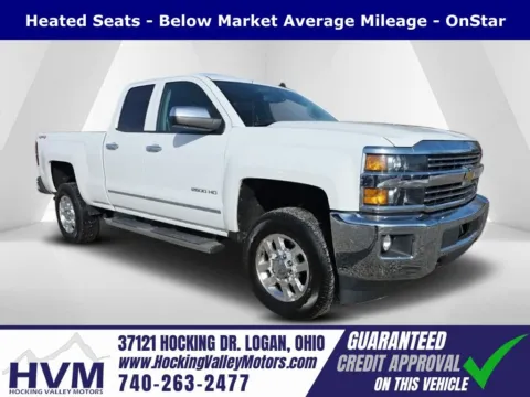 White 2015 Chevrolet Silverado 2500HD LTZ for sale in Logan, OH