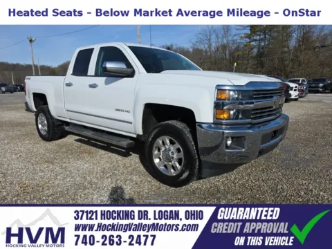 White 2015 Chevrolet Silverado 2500HD LTZ for sale in Logan, OH