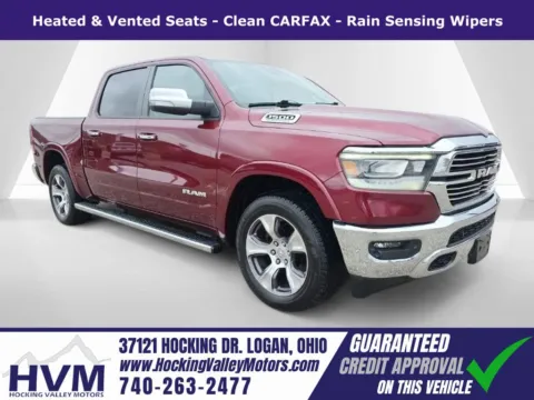 Red 2021 Ram 1500 Laramie for sale in Logan, OH