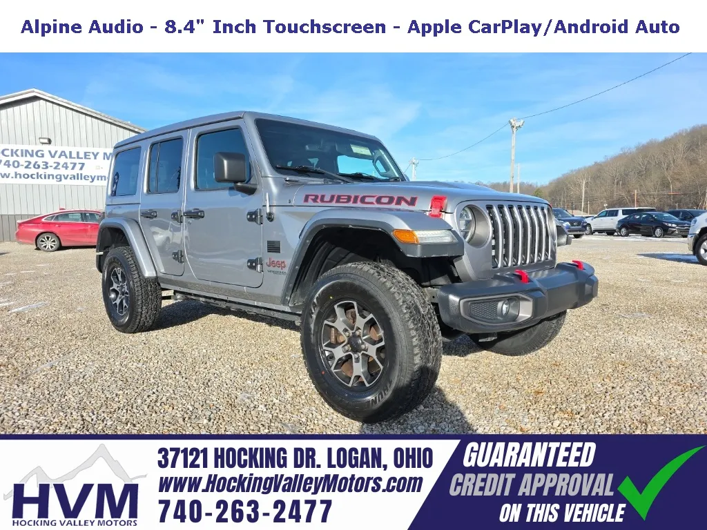 Silver 2019 Jeep Wrangler Unlimited Rubicon for sale in Logan, OH