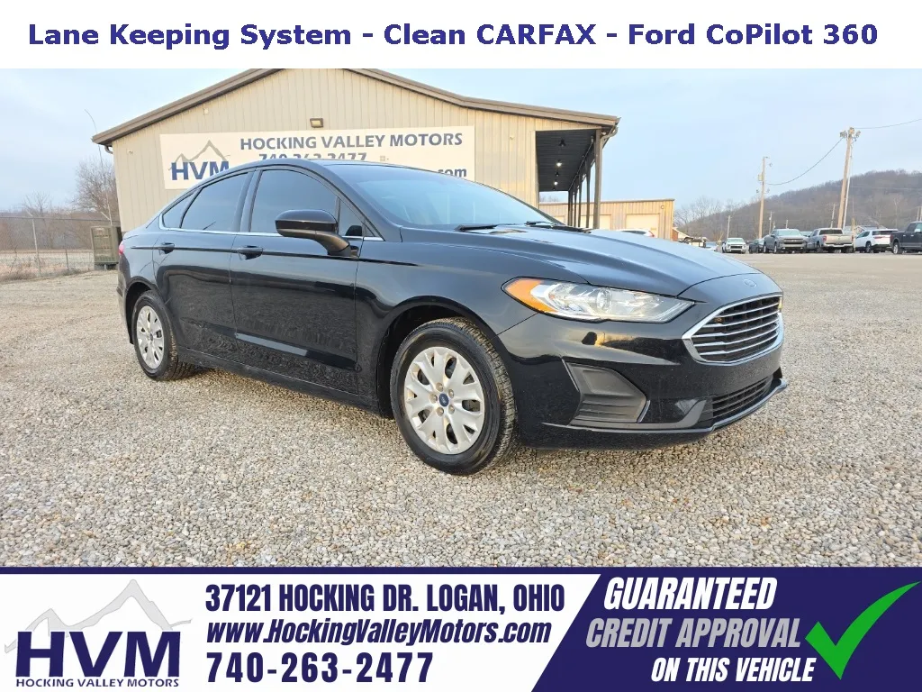Black 2019 Ford Fusion S for sale in Logan, OH