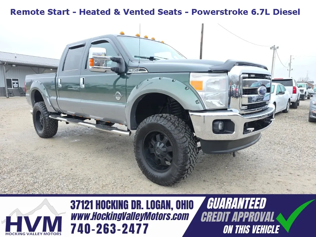 Green 2016 Ford F-350SD Lariat for sale in Logan, OH