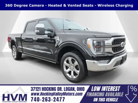 Black 2022 Ford F-150 King Ranch for sale in Logan, OH