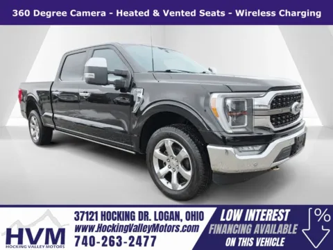 Black 2022 Ford F-150 King Ranch for sale in Logan, OH