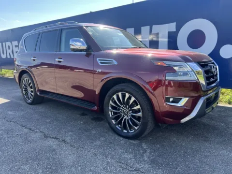 Red 2022 Nissan Armada Platinum for sale in Logan, OH