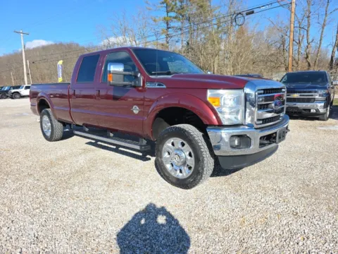 Red 2012 Ford F-350SD Lariat for sale in Logan, OH