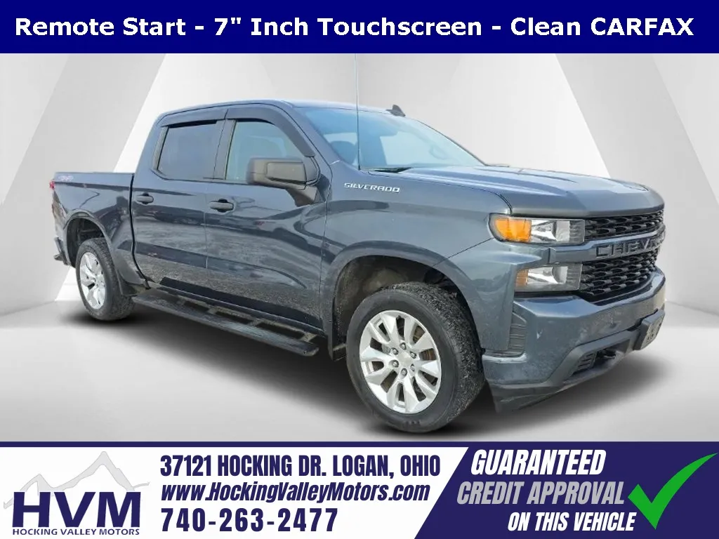 Gray 2021 Chevrolet Silverado 1500 Custom for sale in Logan, OH