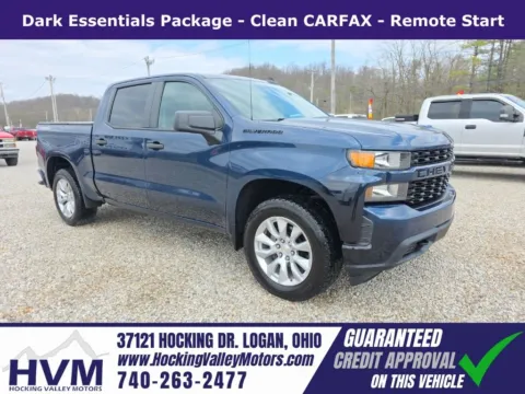 Blue 2021 Chevrolet Silverado 1500 Custom for sale in Logan, OH