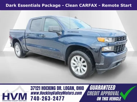 Blue 2021 Chevrolet Silverado 1500 Custom for sale in Logan, OH