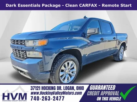 Blue 2021 Chevrolet Silverado 1500 Custom for sale in Logan, OH