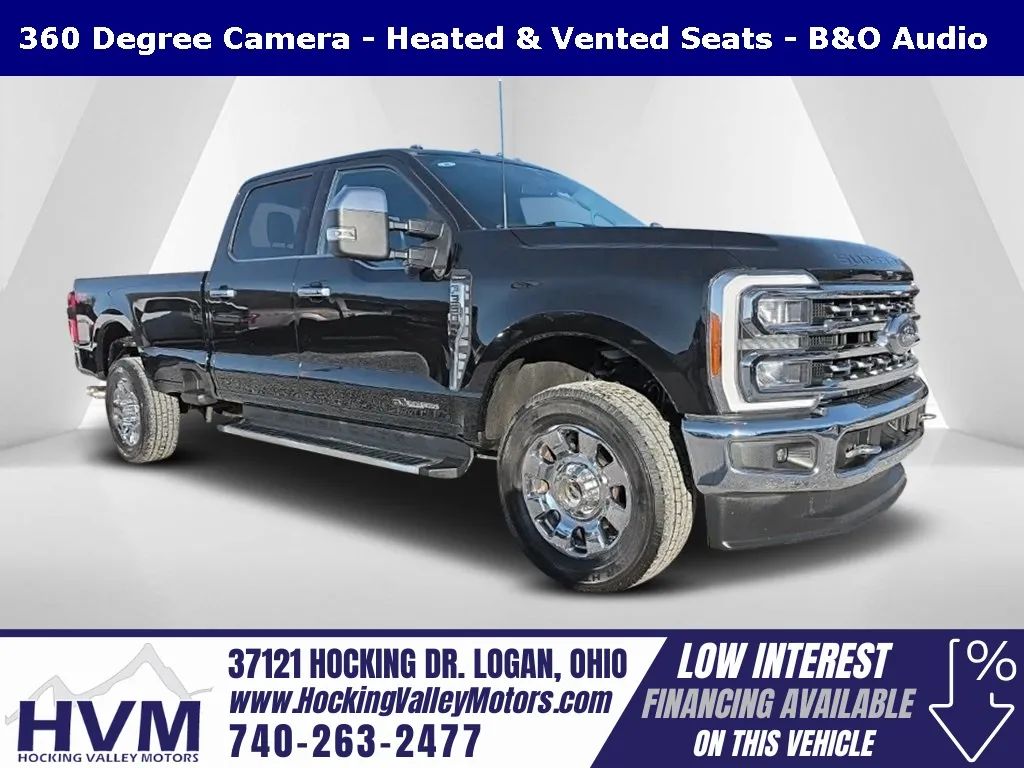 Black 2023 Ford F-350SD Lariat for sale in Logan, OH