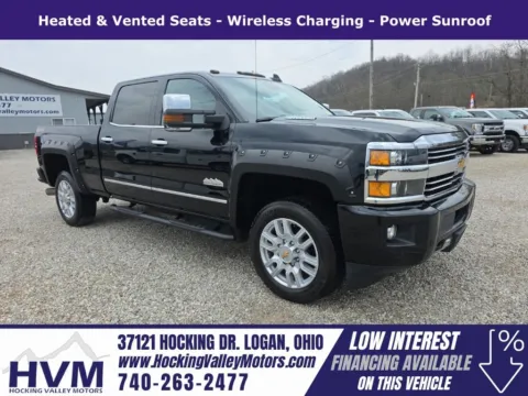 Black 2016 Chevrolet Silverado 2500HD High Country for sale in Logan, OH