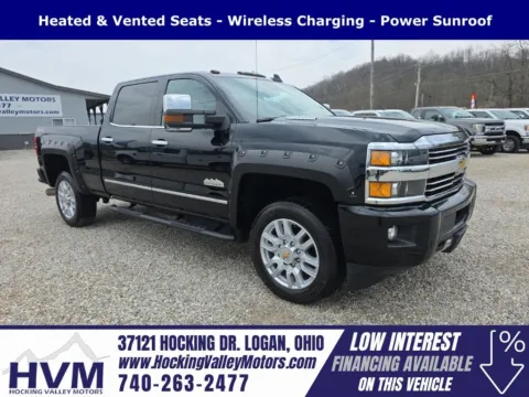 Black 2016 Chevrolet Silverado 2500HD High Country for sale in Logan, OH