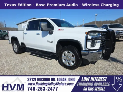 White 2021 Chevrolet Silverado 2500HD LTZ for sale in Logan, OH