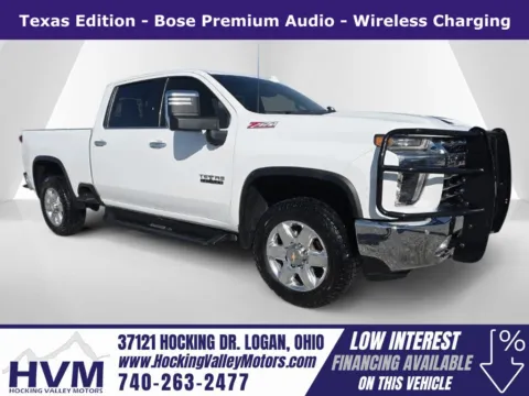 White 2021 Chevrolet Silverado 2500HD LTZ for sale in Logan, OH