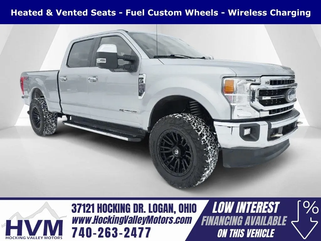 Silver 2021 Ford F-250SD Lariat for sale in Logan, OH