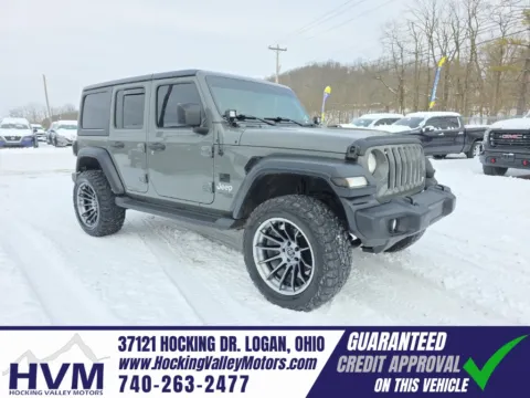 Gray 2020 Jeep Wrangler Unlimited Sport S for sale in Logan, OH