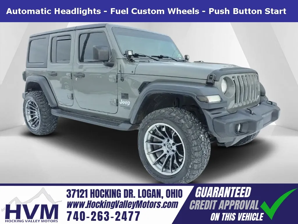 Gray 2020 Jeep Wrangler Unlimited Sport S for sale in Logan, OH