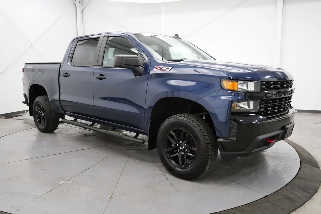 Blue 2021 Chevrolet Silverado 1500 Custom Trail Boss for sale in Logan, OH
