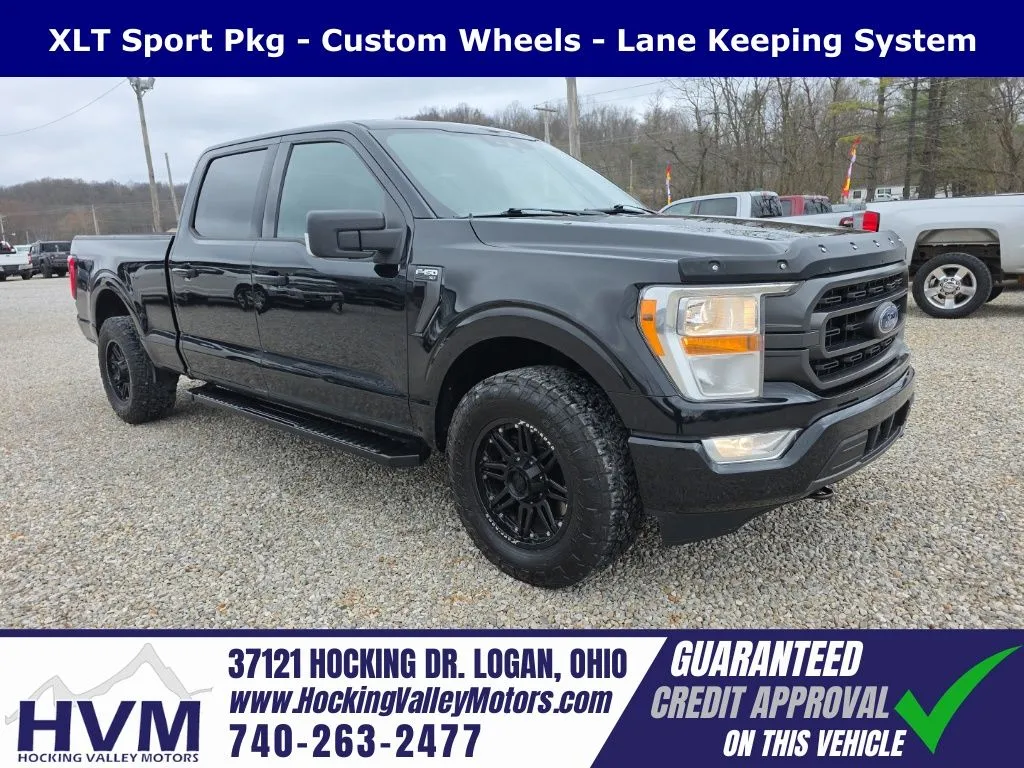 Black 2021 Ford F-150 XLT for sale in Logan, OH