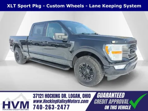 Black 2021 Ford F-150 XLT for sale in Logan, OH