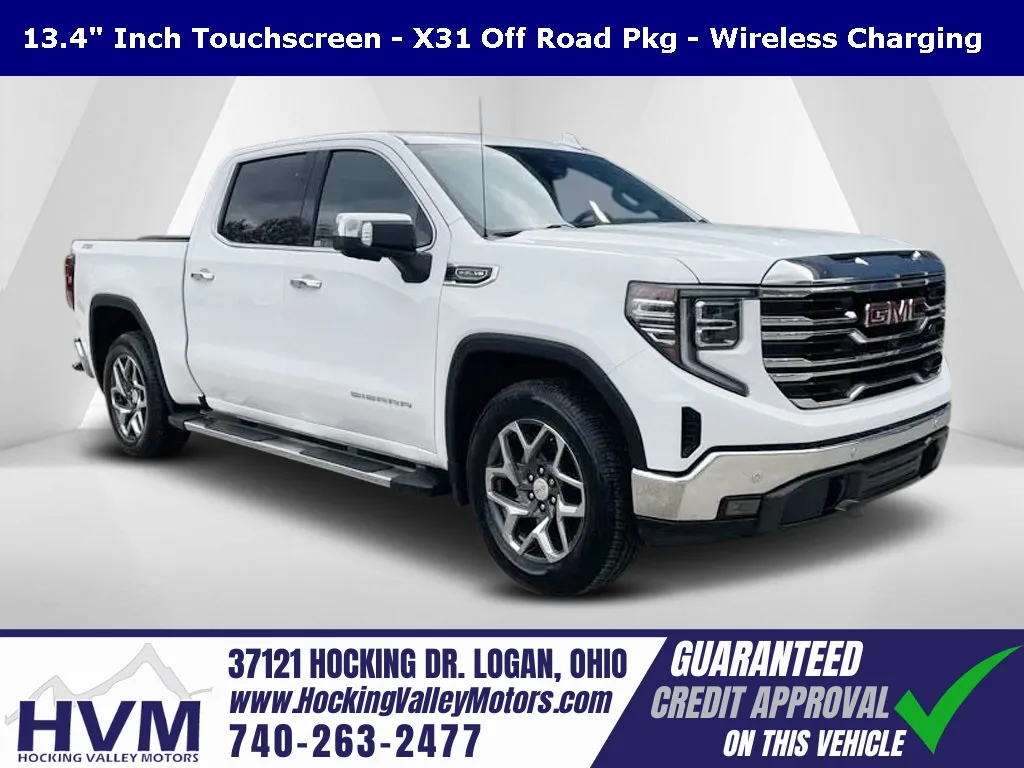 White 2022 GMC Sierra 1500 SLT for sale in Logan, OH