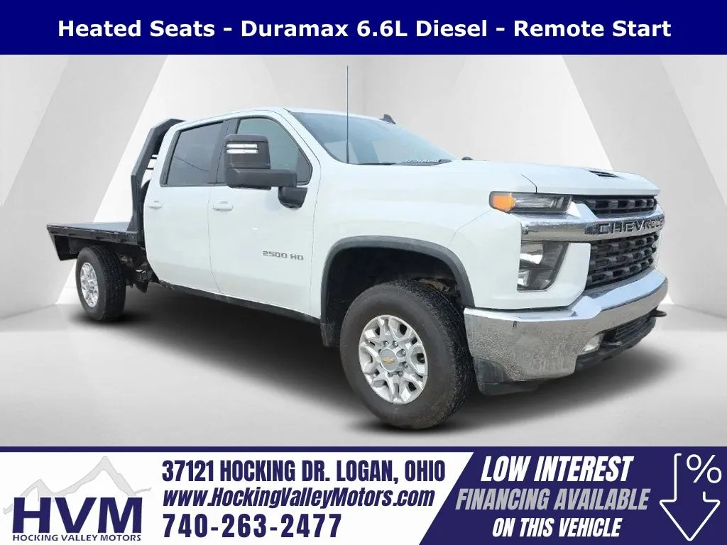 White 2022 Chevrolet Silverado 2500HD LT for sale in Logan, OH
