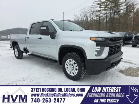 Silver 2020 Chevrolet Silverado 3500HD Work Truck for sale in Logan, OH