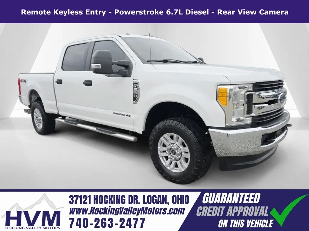 White 2017 Ford F-250SD XLT for sale in Logan, OH
