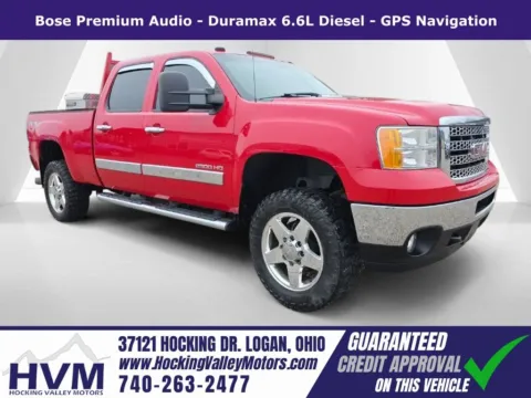 Red 2011 GMC Sierra 2500HD SLT for sale in Logan, OH