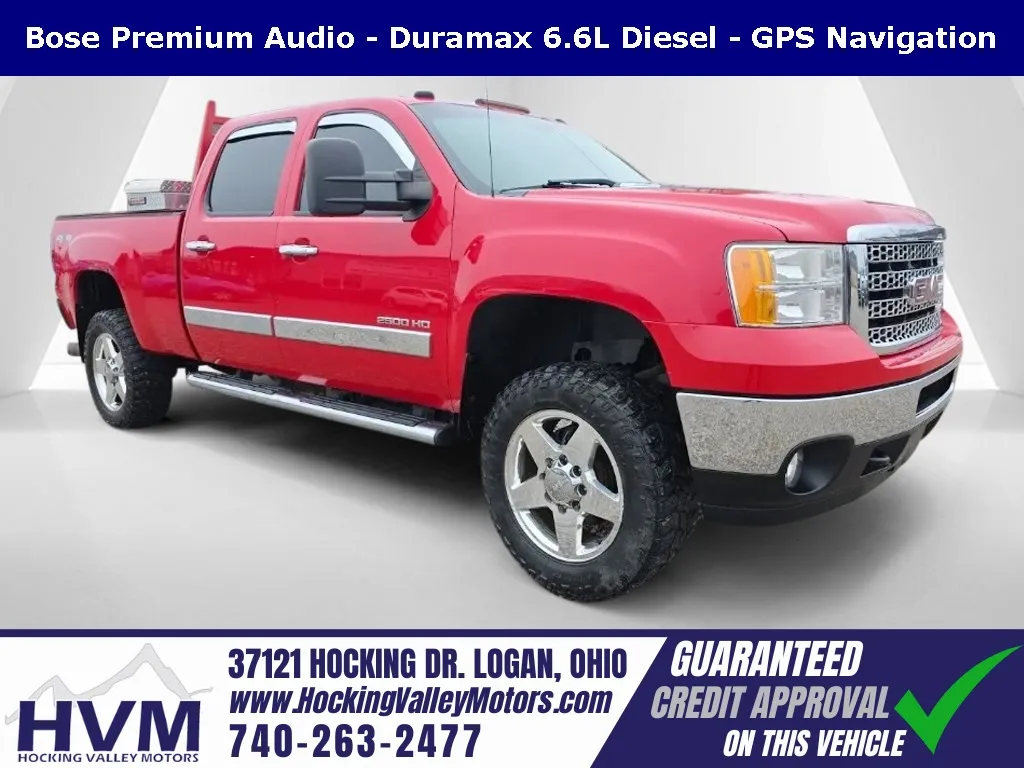 Red 2011 GMC Sierra 2500HD SLT for sale in Logan, OH