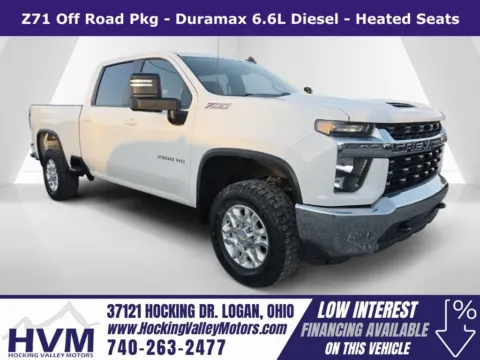 White 2023 Chevrolet Silverado 2500HD LT for sale in Logan, OH